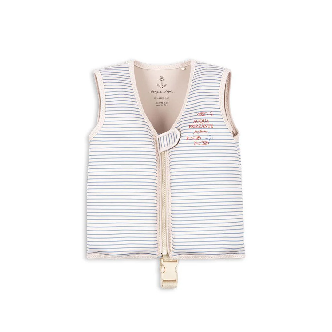 Konges Slojd Ellis Swim Vest - Stripe Bluie