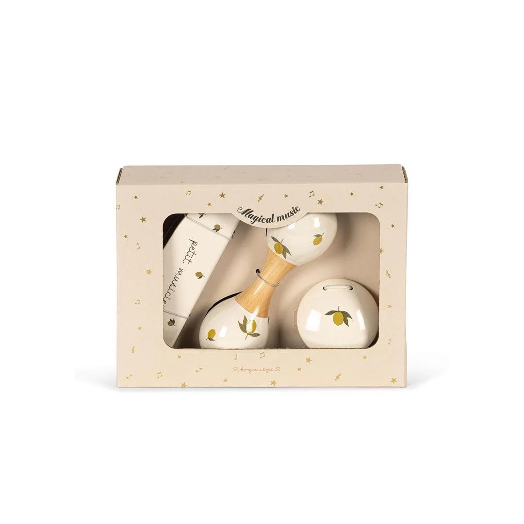 Konges Slojd Music Set Petit Lemon Glossy - Lemon - Image 2