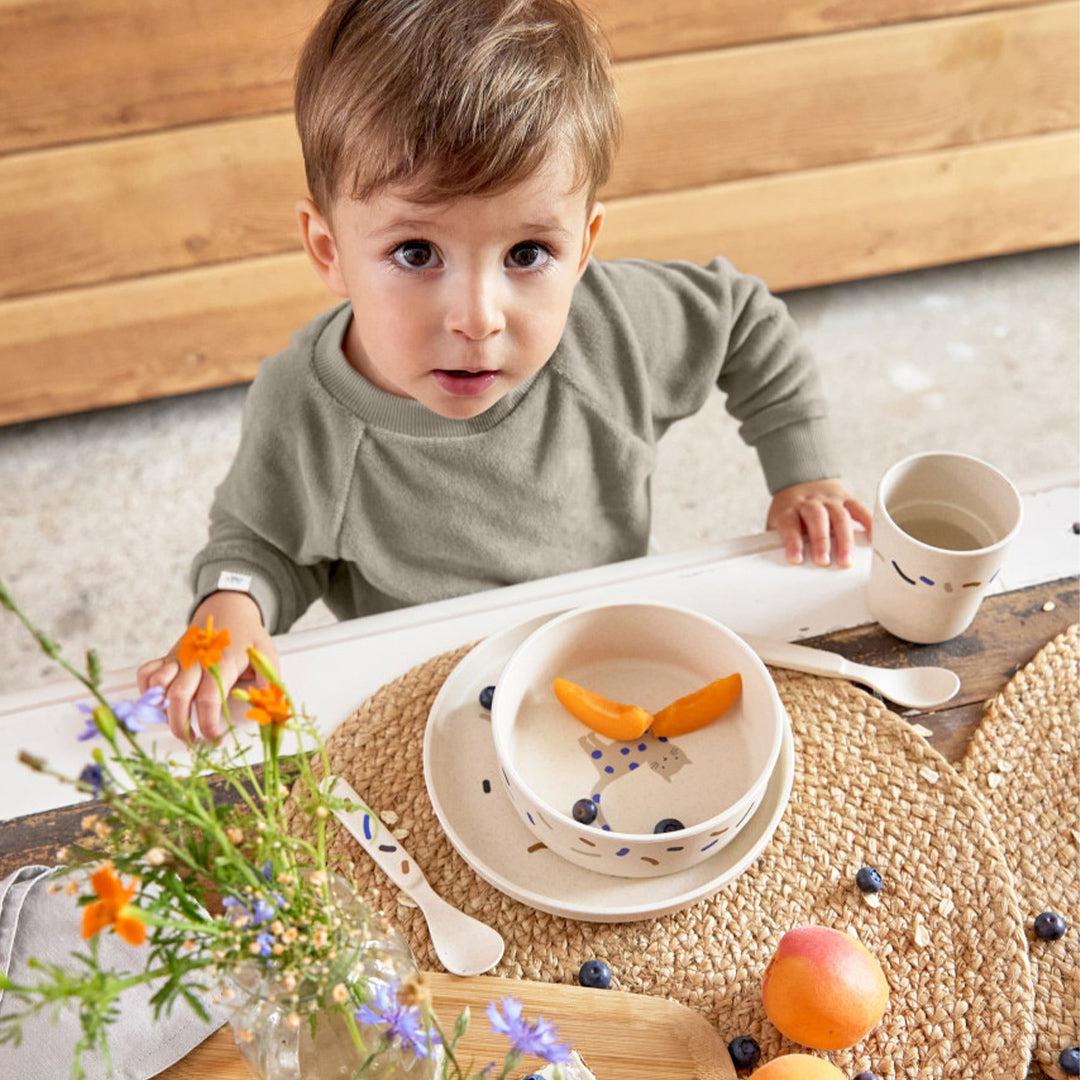Lassig Dish Set Cellulose - Little Mateys - Royal Blue - Image 2