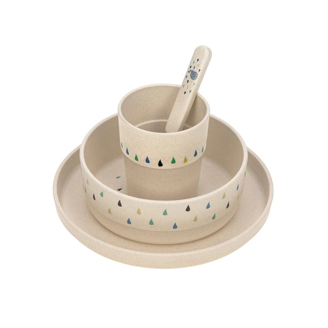 Lassig Dish Set Cellulose - Little Water - Whale - Image 2