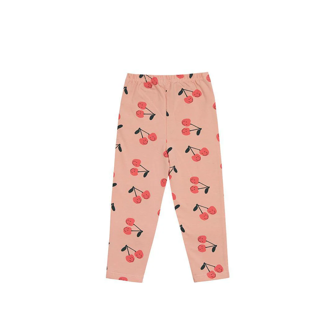 Lassig Leggings Jersey GOTS - Cherry Peach - Image 3