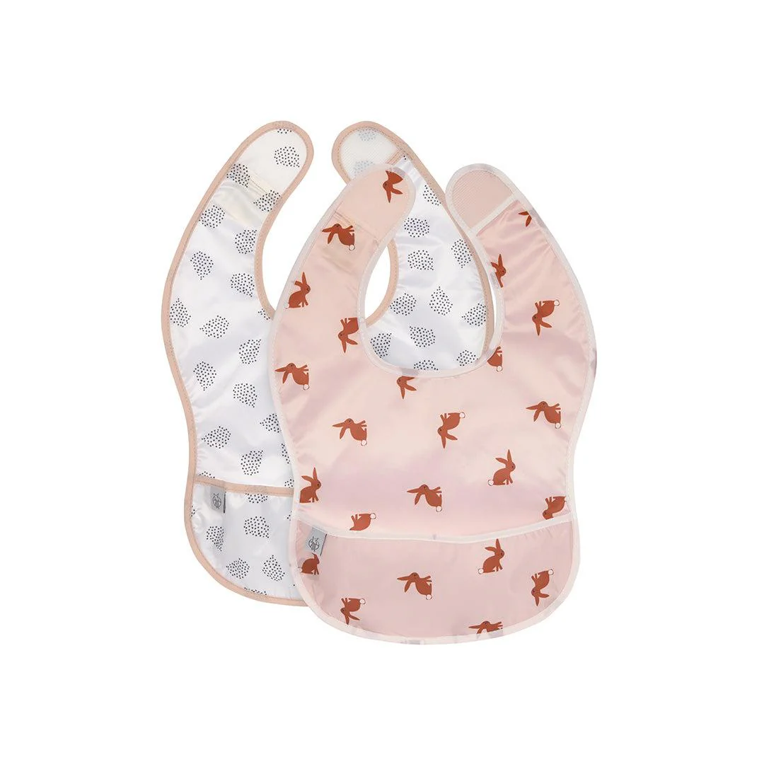 Lassig Lightweight Bibs 2pcs - Little Forest - Rabbit