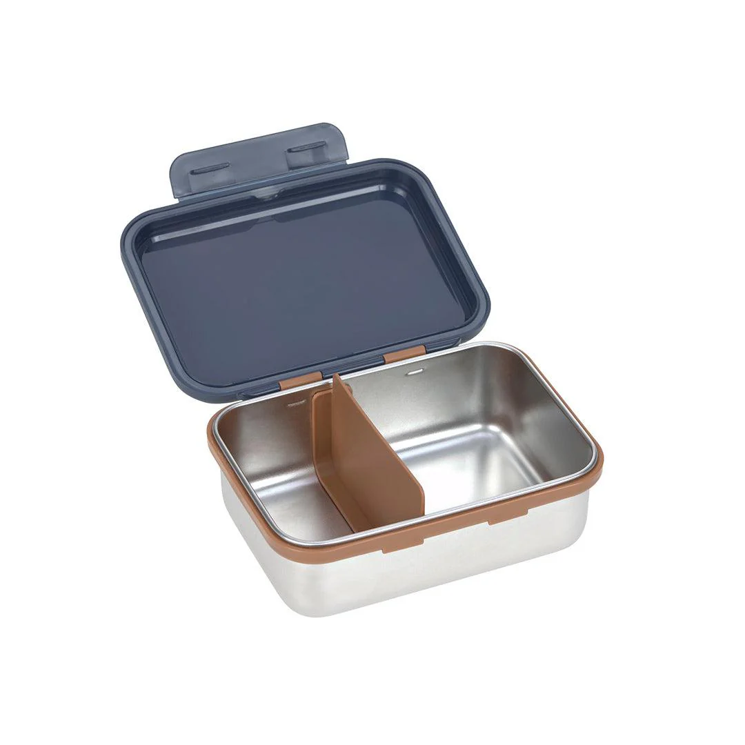 Lassig Lunchbox Stainless Steel - Little Gang - Smile Navy - Image 2