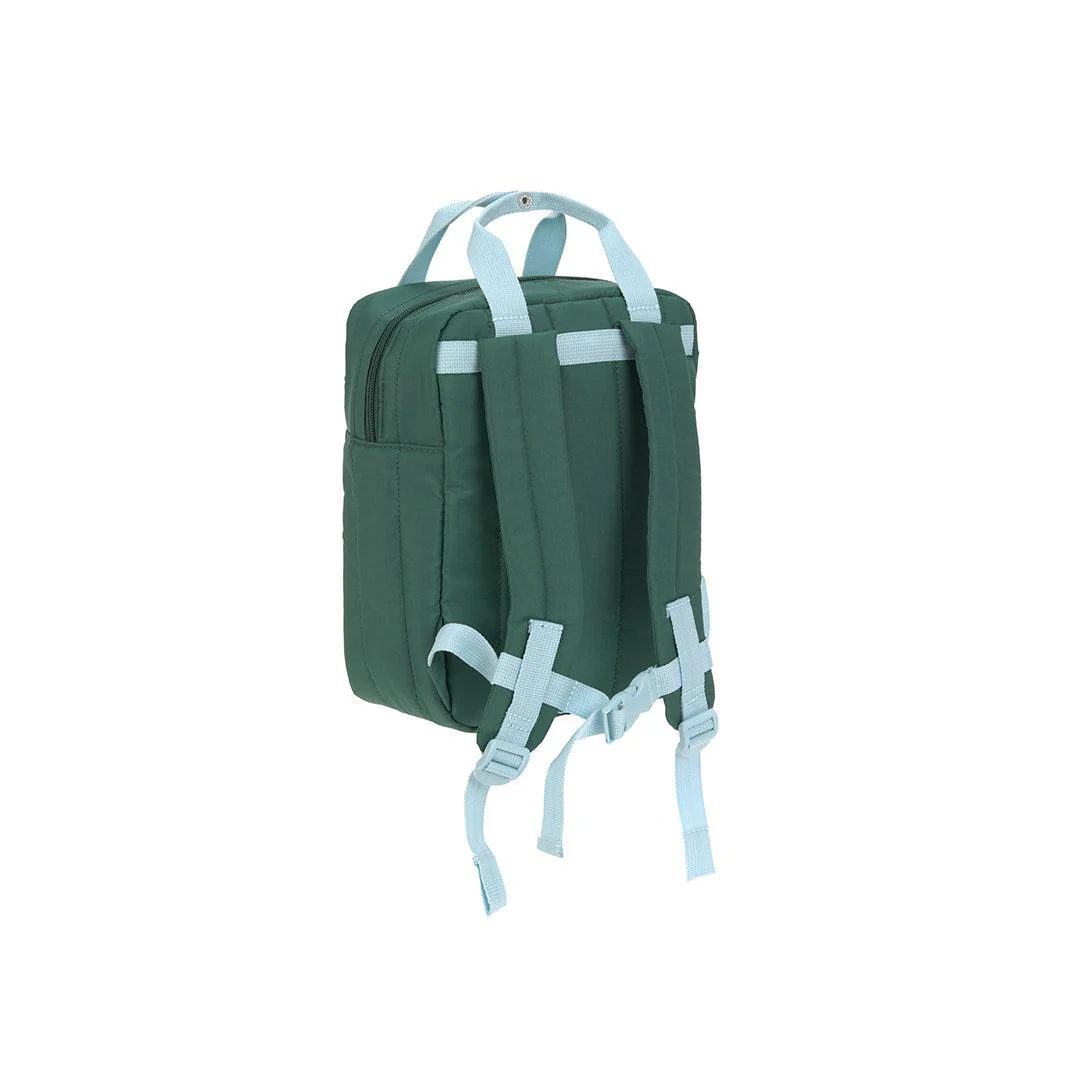 Lassig Mini Square Backpack - Dark Green/Light Blue - Little Gang Lemon - Image 6