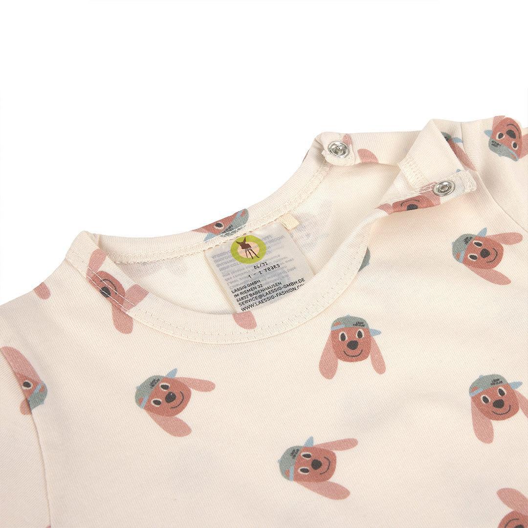 Lassig Playsuit GOTS - Dog Nature - Beige - Image 3
