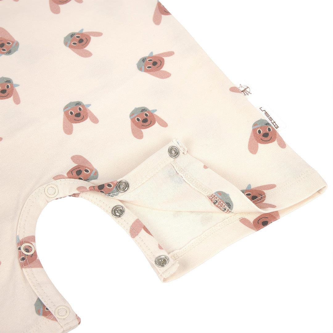 Lassig Playsuit GOTS - Dog Nature - Beige - Image 4