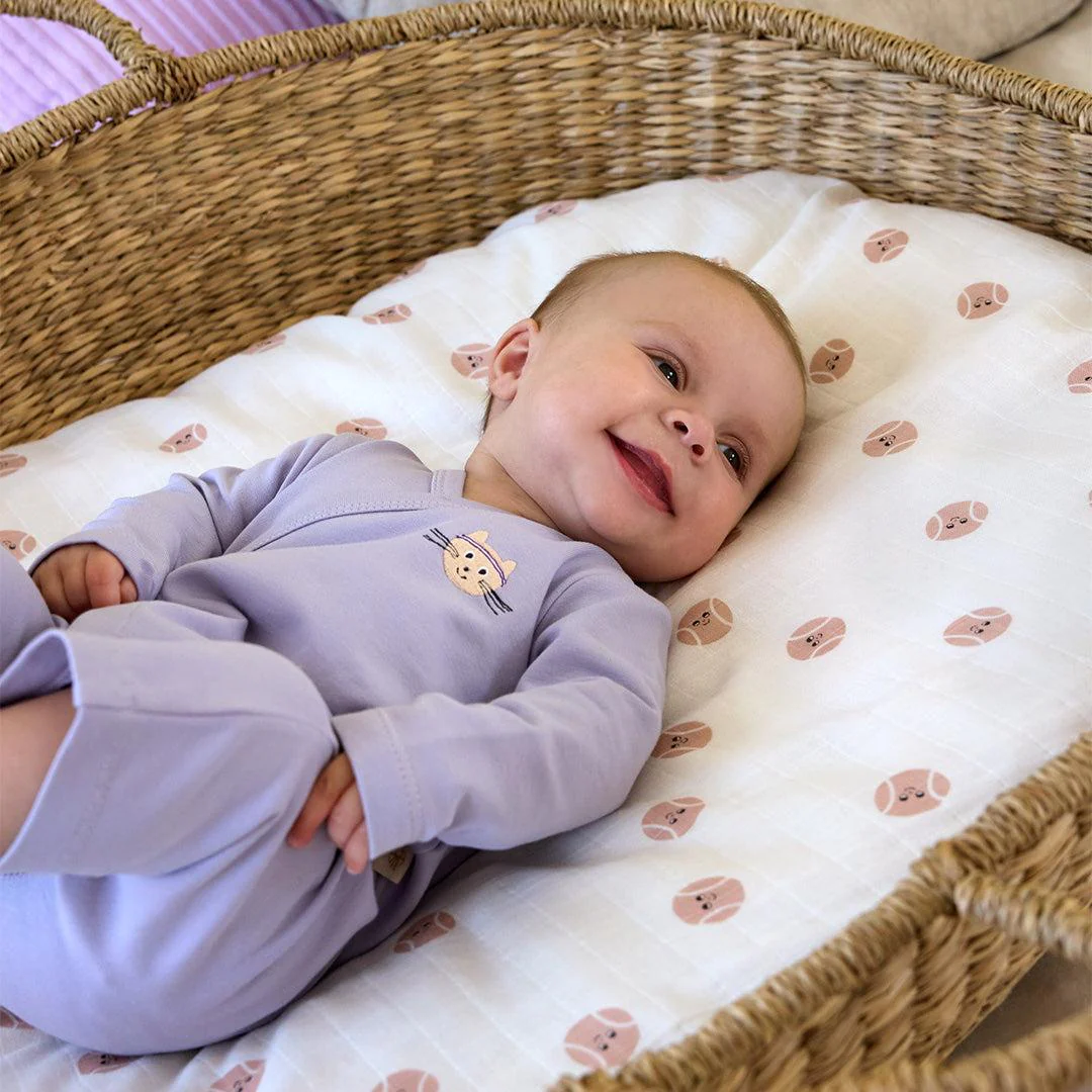 Lassig Romper GOTS - Pastel Lilac - Image 2
