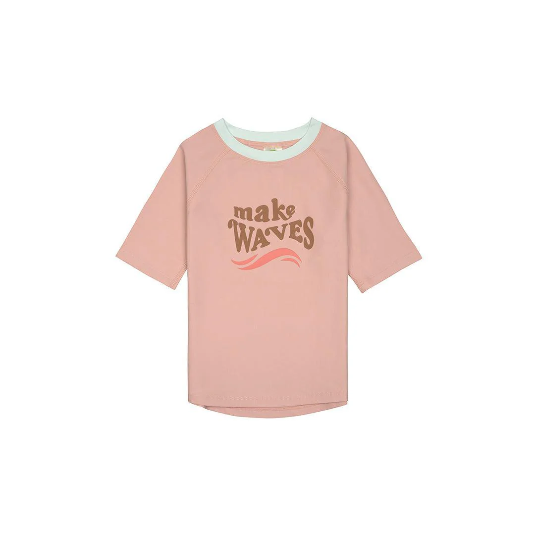 Lassig Short Sleeve Rashguard - Peach - Make Waves