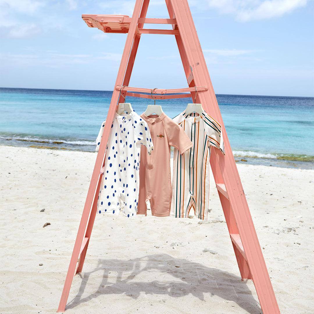 Lassig Short Sleeve Sunsuit - Pink - Image 2