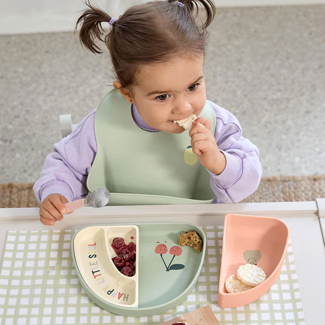 Lassig Silicone Bib - Happy Fruits - Lemon - Image 2