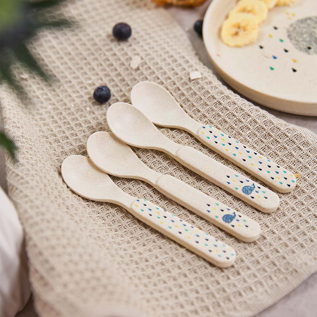 Lassig Spoon Set Cellulose - Little Water - Whale - Image 2