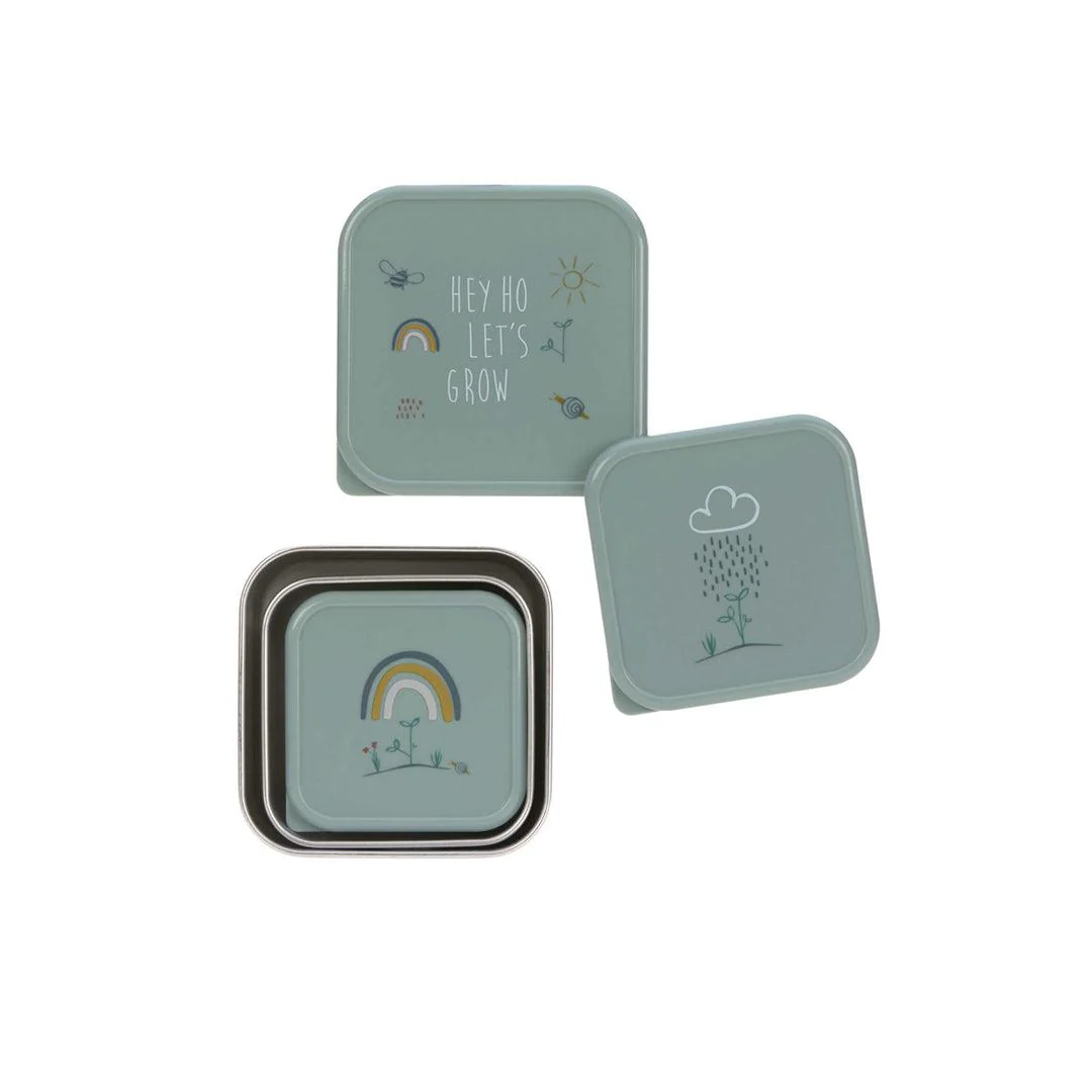 Lassig Stainless Steel Snackbox - 3 Pack - Garden Explorer - Image 3