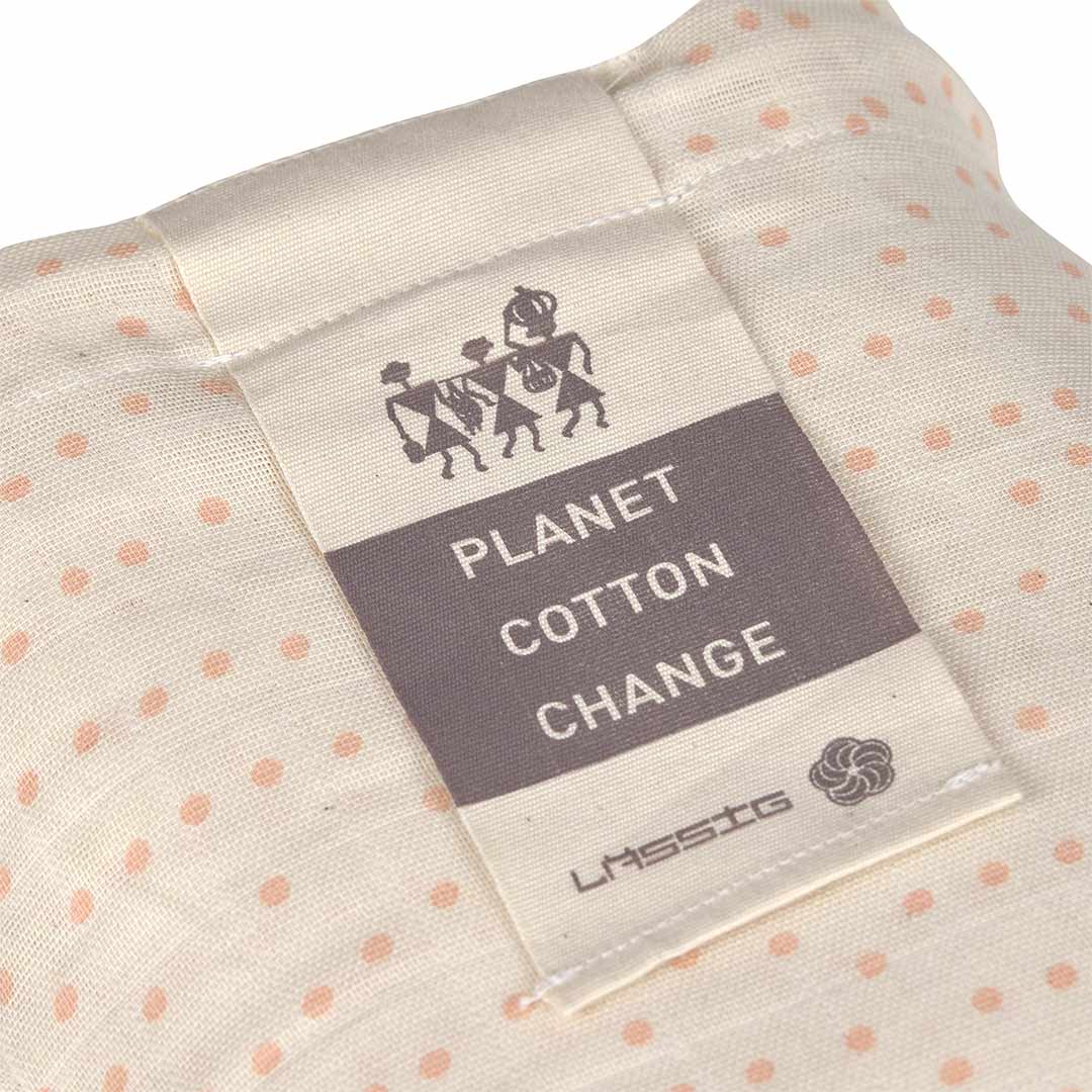 Lassig Swaddle + Burp Blankets - 2 Pack - Rose - Image 8
