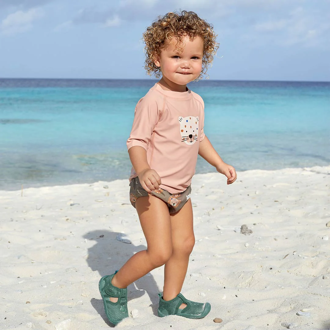 Lassig Swim Diaper - Choco - Wild Cats - Image 6