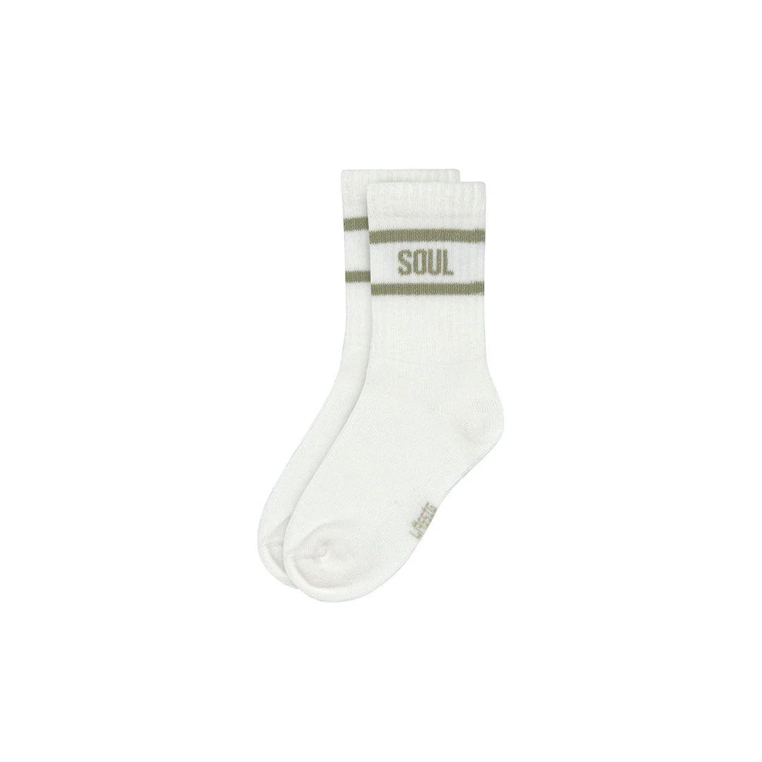 Lassig Tennis Socks - 3 Pack - Light Khaki - Caramel - Image 5