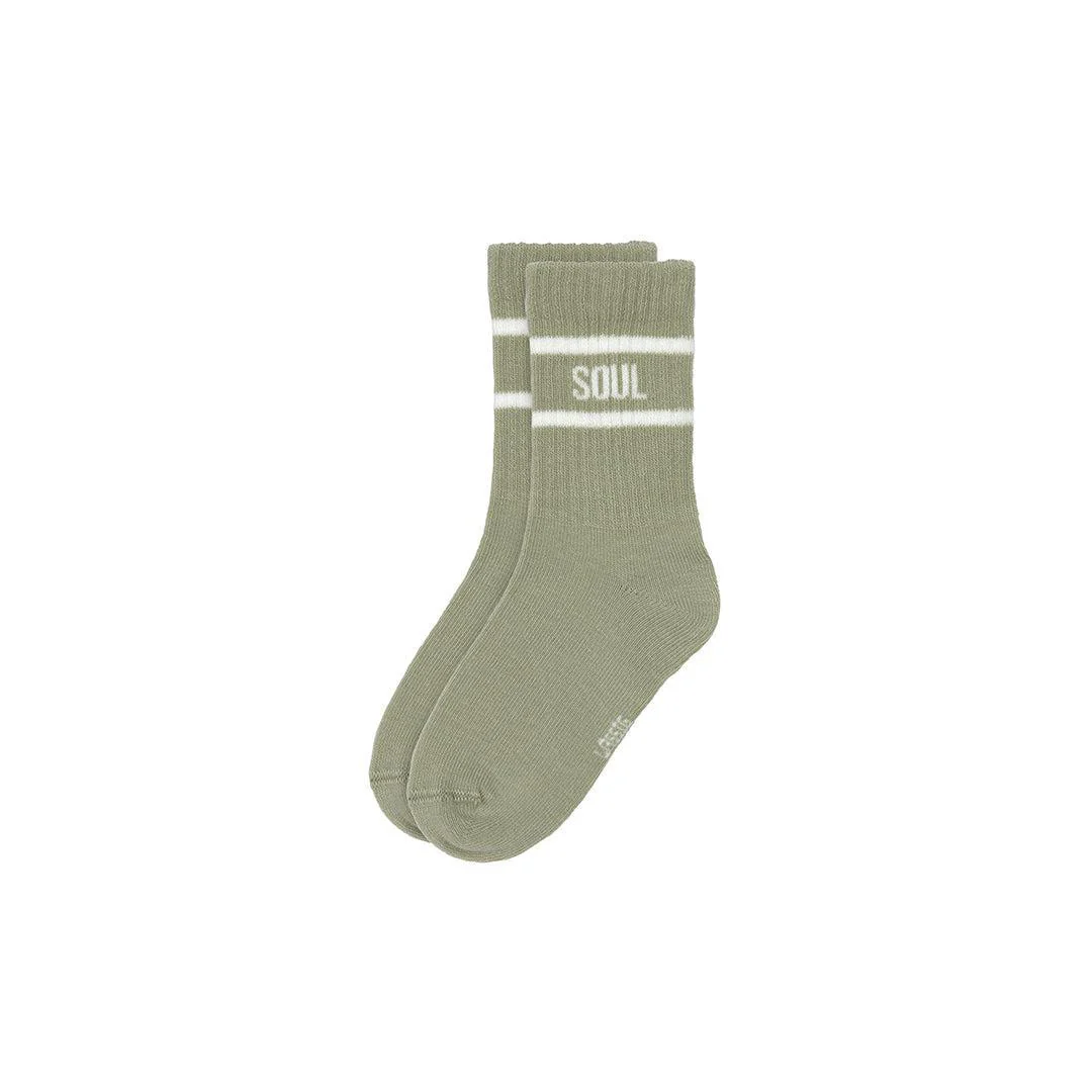 Lassig Tennis Socks - 3 Pack - Light Khaki - Caramel - Image 6