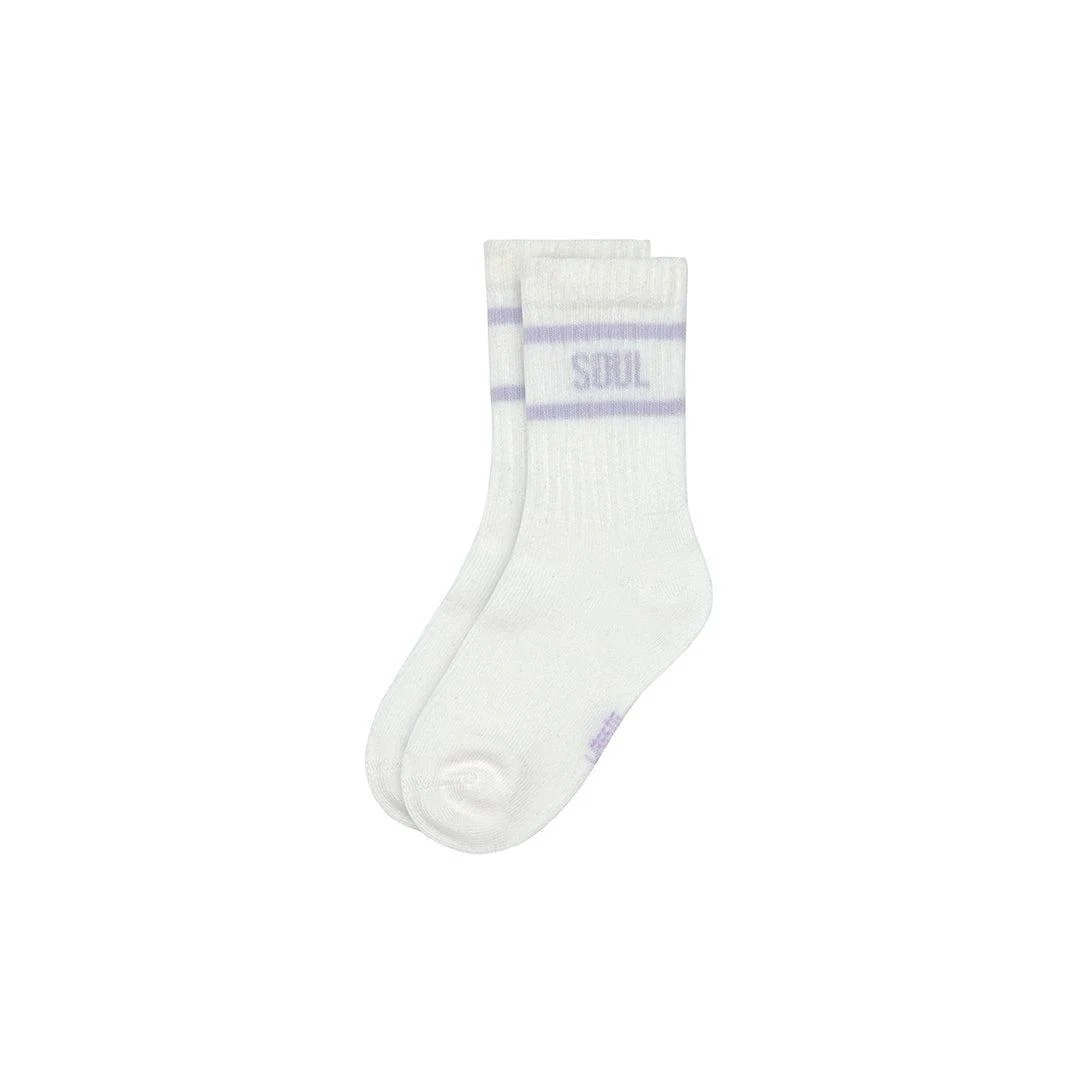Lassig Tennis Socks - 3 Pack - Pastel Lilac - Peach - Image 5