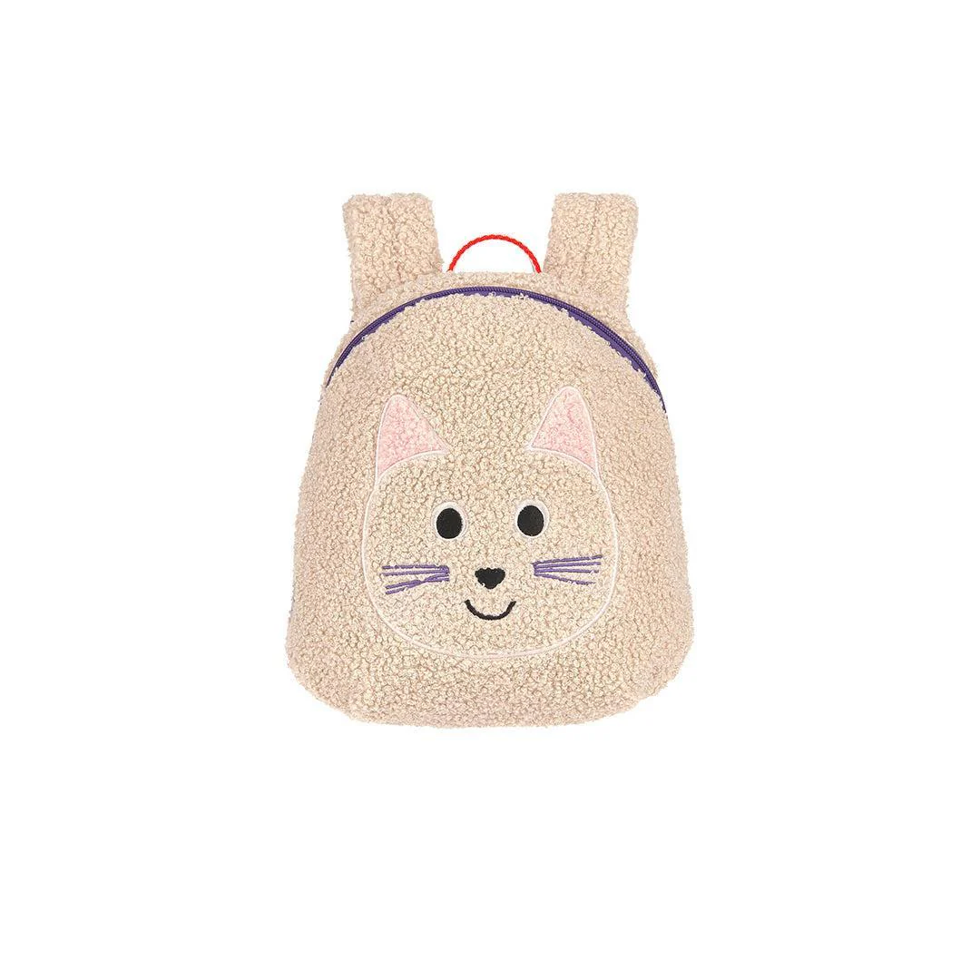 Lassig Tiny Backpack Tiny Team - Cat - Beige