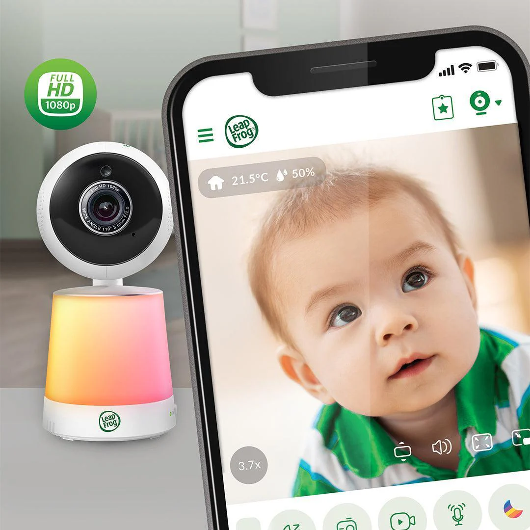 LeapFrog LF4915HD 5" Wi-Fi  Pan & Tilt Monitor - White - Image 15