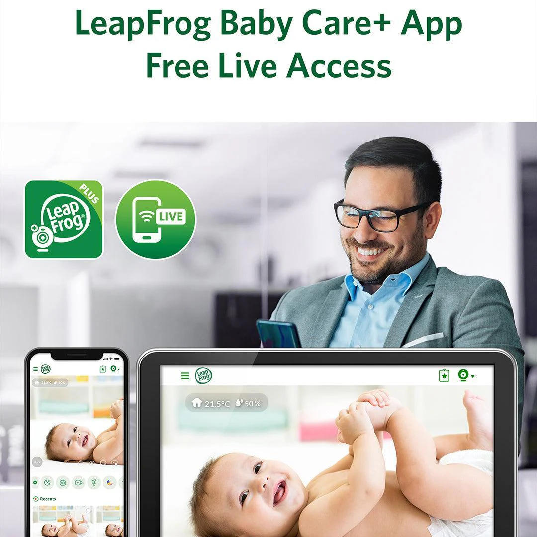 LeapFrog LF4915HD 5" Wi-Fi  Pan & Tilt Monitor - White - Image 6