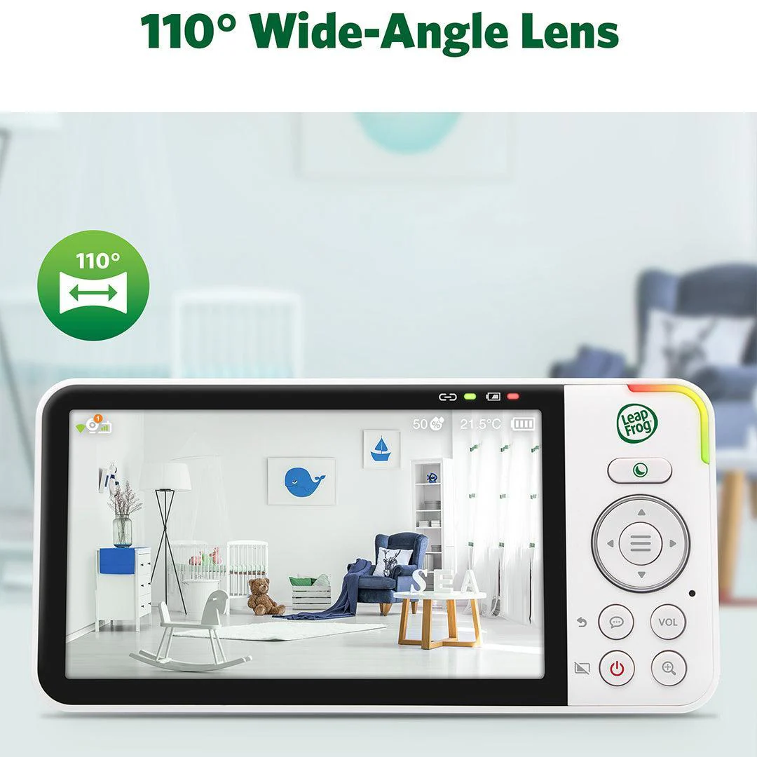 LeapFrog LF4915HD 5" Wi-Fi  Pan & Tilt Monitor - White - Image 7