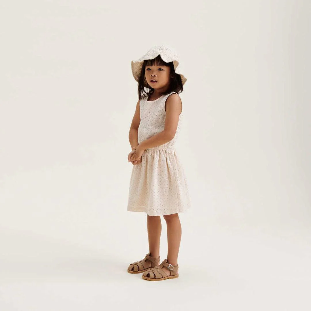 Liewood Amelia Anglaise Sun Hat - Sandy - Image 4