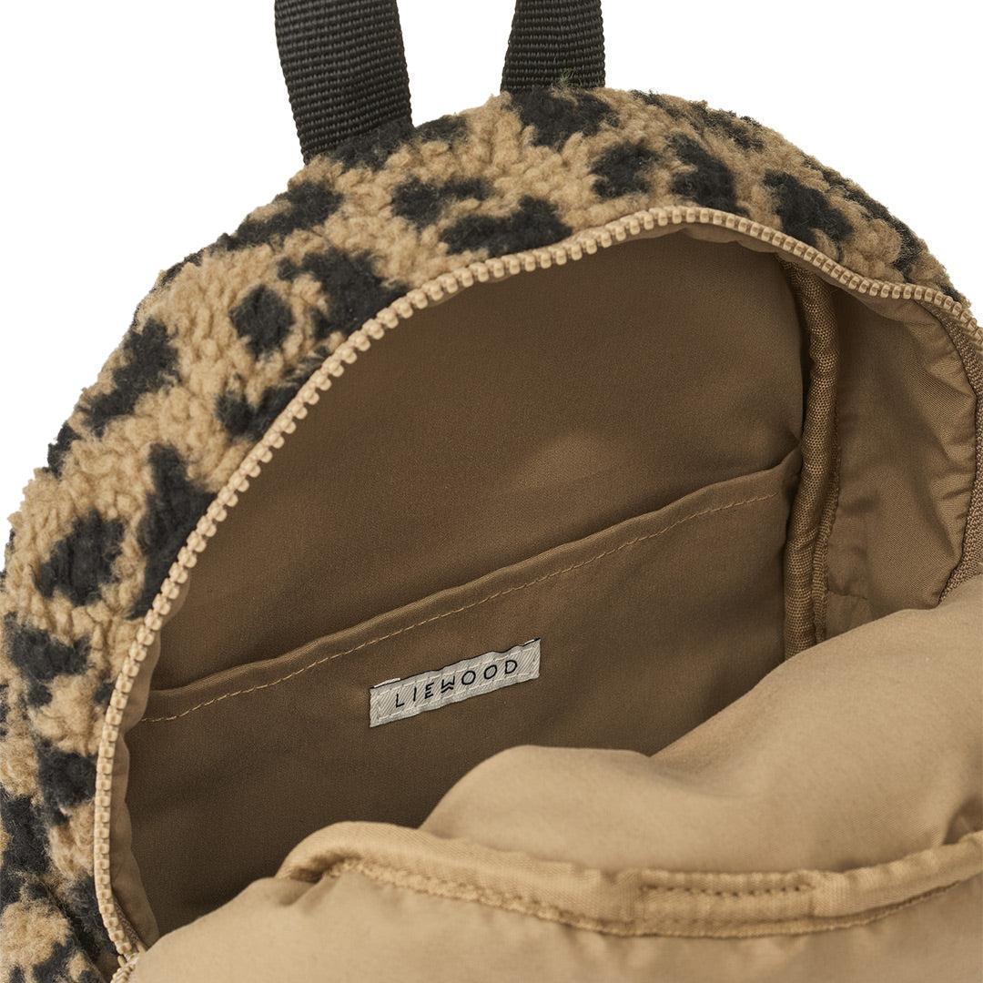 Liewood Andreas Pile Bear Backpack - Mega Leo / Oat Mix - Image 4