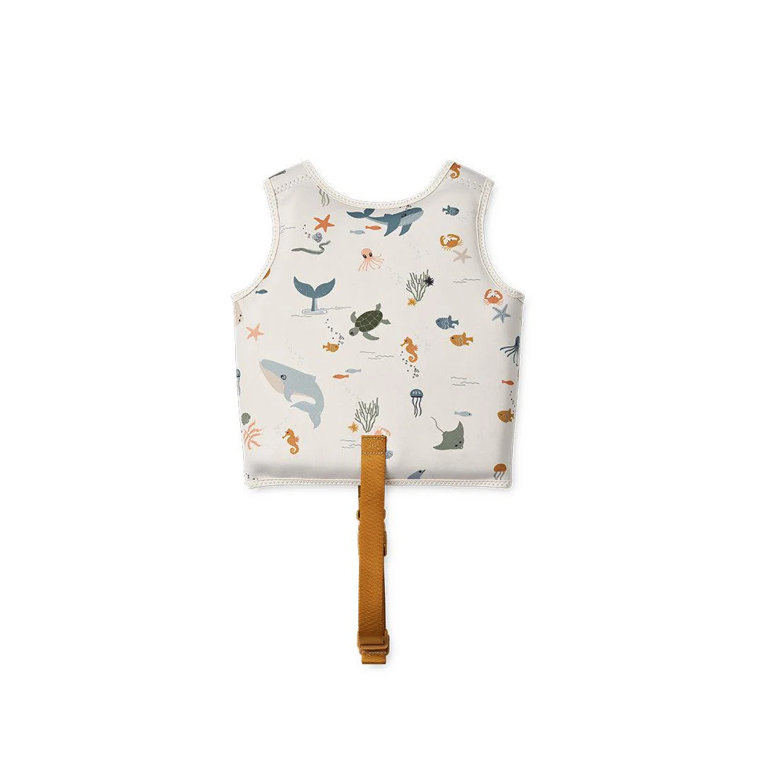 Liewood Dove Swim Vest - Sea Creature - Sandy - Image 6