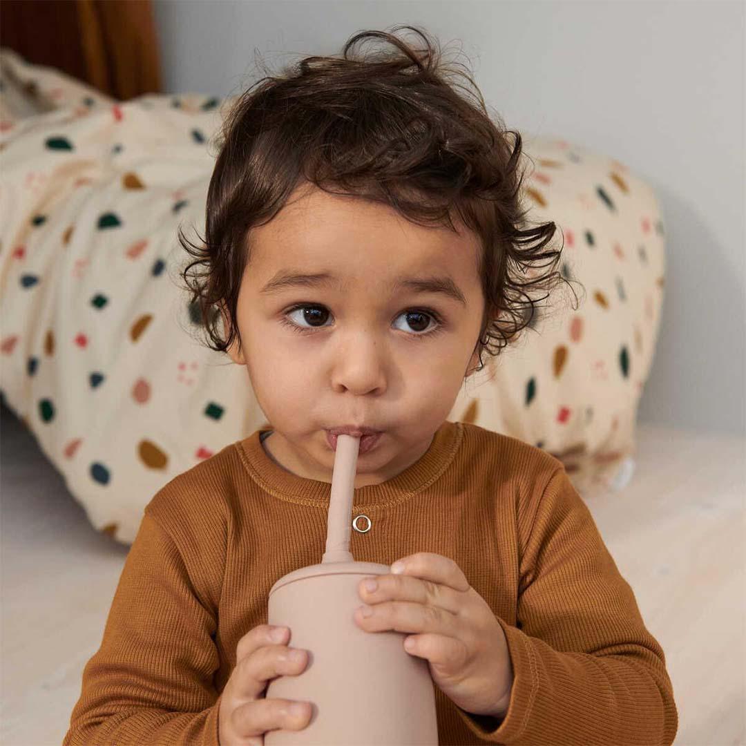 Liewood Ellis Sippy Cup - Peach - Sea Shell Mix - Image 2