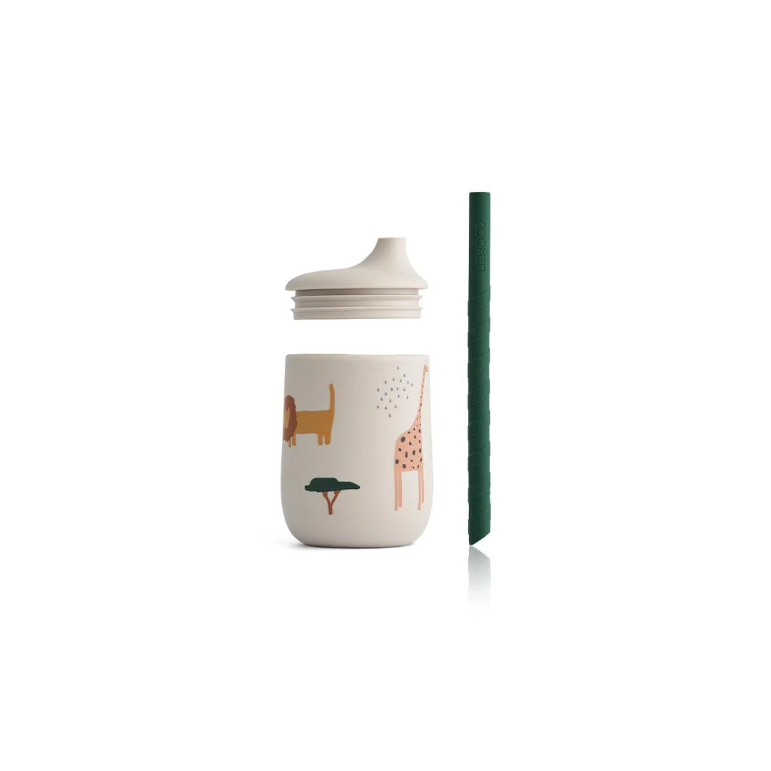 Liewood Ellis Sippy Cup - Safari - Sandy Mix - Image 2