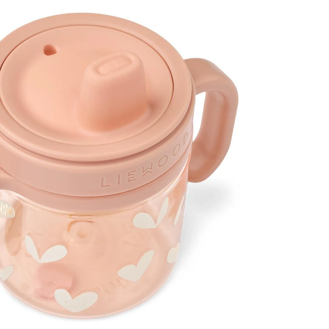 Liewood Kylo Tritan Sippy Cup 280ml - Sweethearts / Pale Tuscany - Image 3