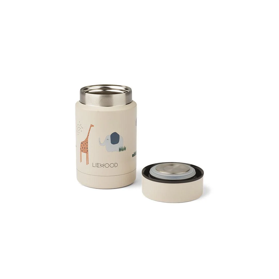 Liewood Nadja Food Jar - Safari Sandy Mix - Image 4