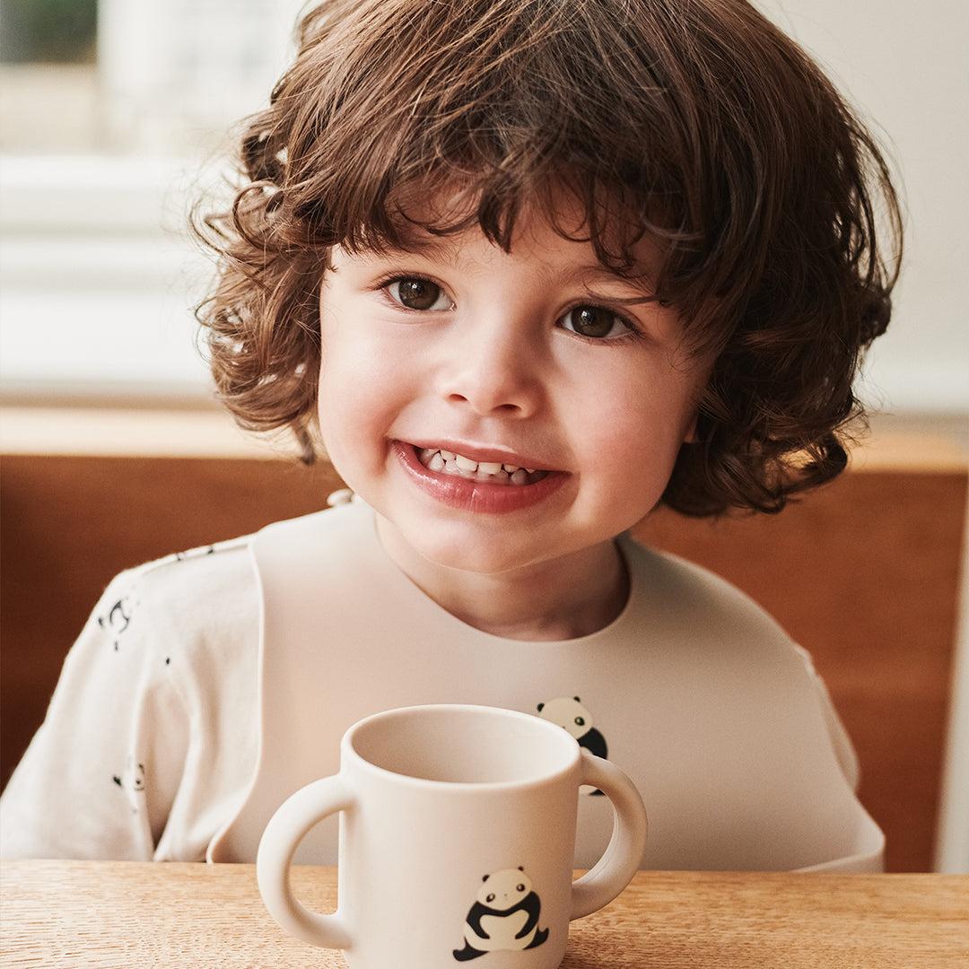 Liewood Neil Sippy Cup - Panda / Sandy - Image 3