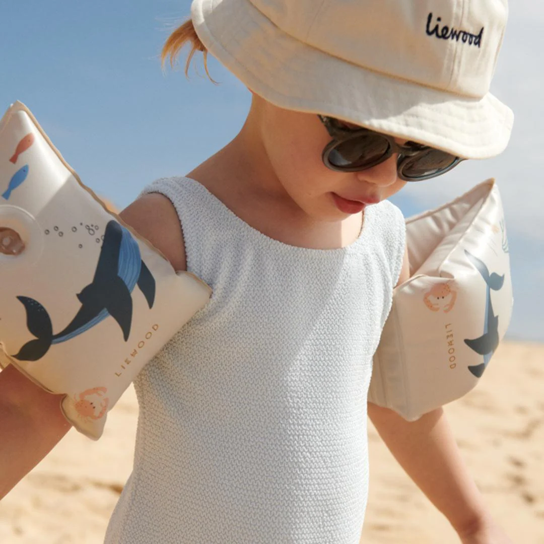 Liewood Shirley Printed Swim Wings - 2 Pack - Sea Creature - Sandy - Image 2