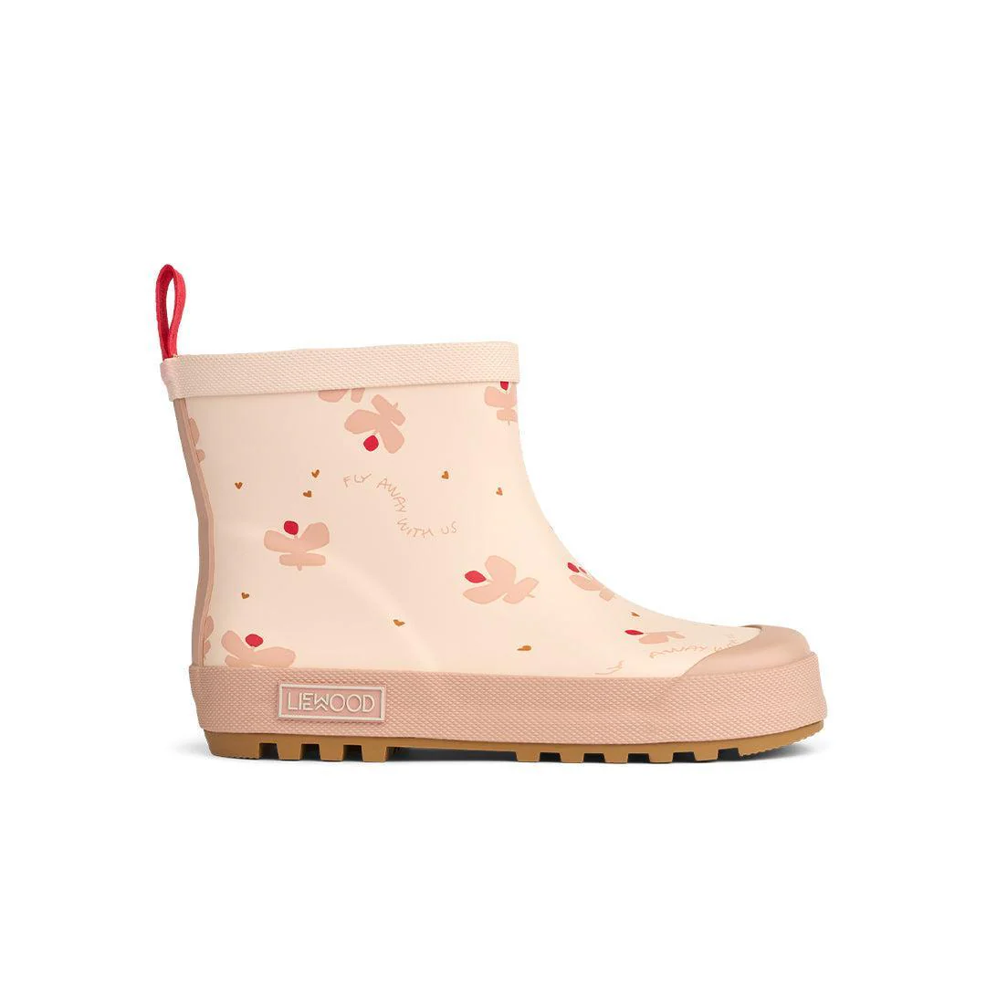 Liewood Tekla Printed Rainboot - Mini Butterfly / Apple Blossom - Image 3