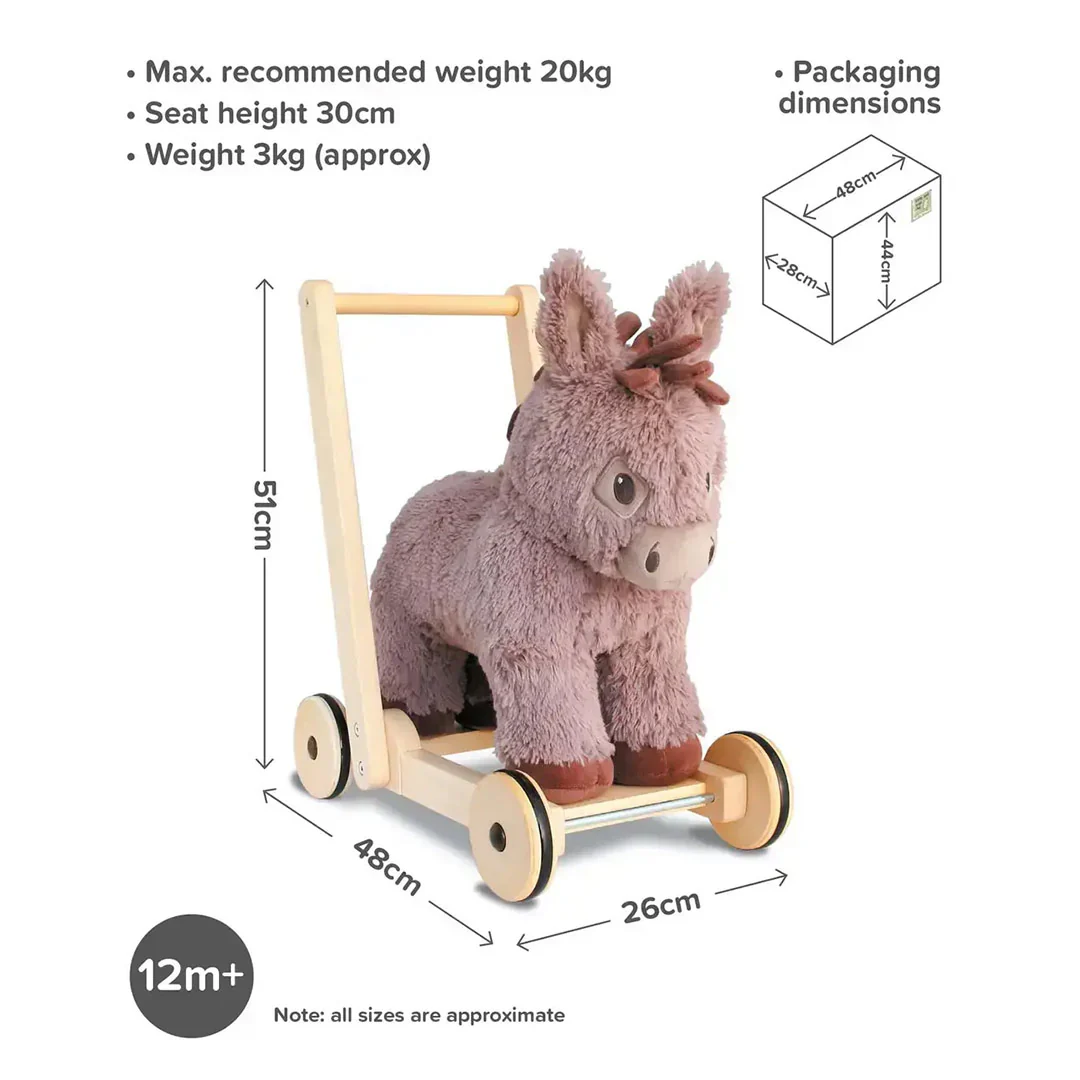 Little Bird Told Me - Push-Along - Donkey - Norbert - Image 3