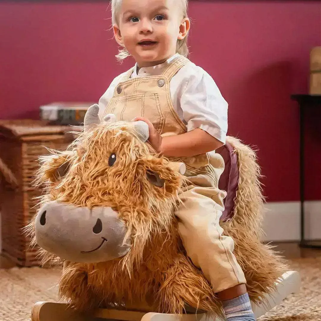 Little Bird Told Me - Rocking Highland Cow - Hubert - Image 4