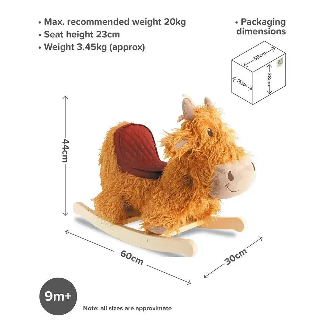 Little Bird Told Me - Rocking Highland Cow - Hubert - Image 7
