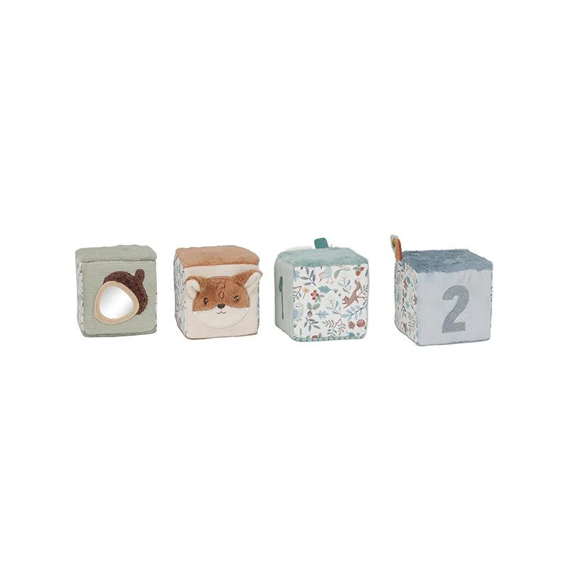 Little Dutch 4 Soft Blocks - Forest Friends - Image 5