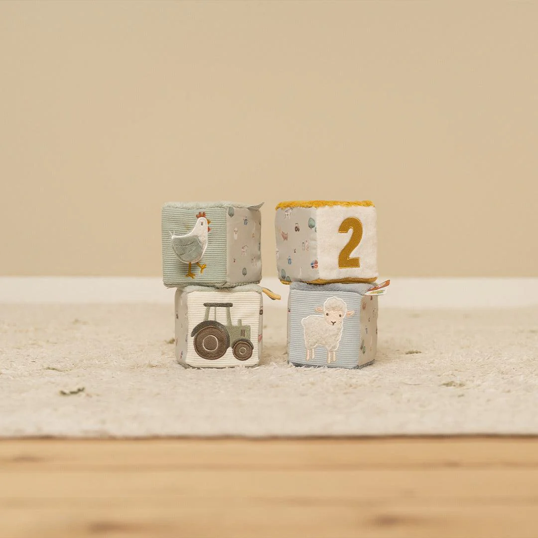 Little Dutch 4 Soft Blocks - Little Farm - Image 2