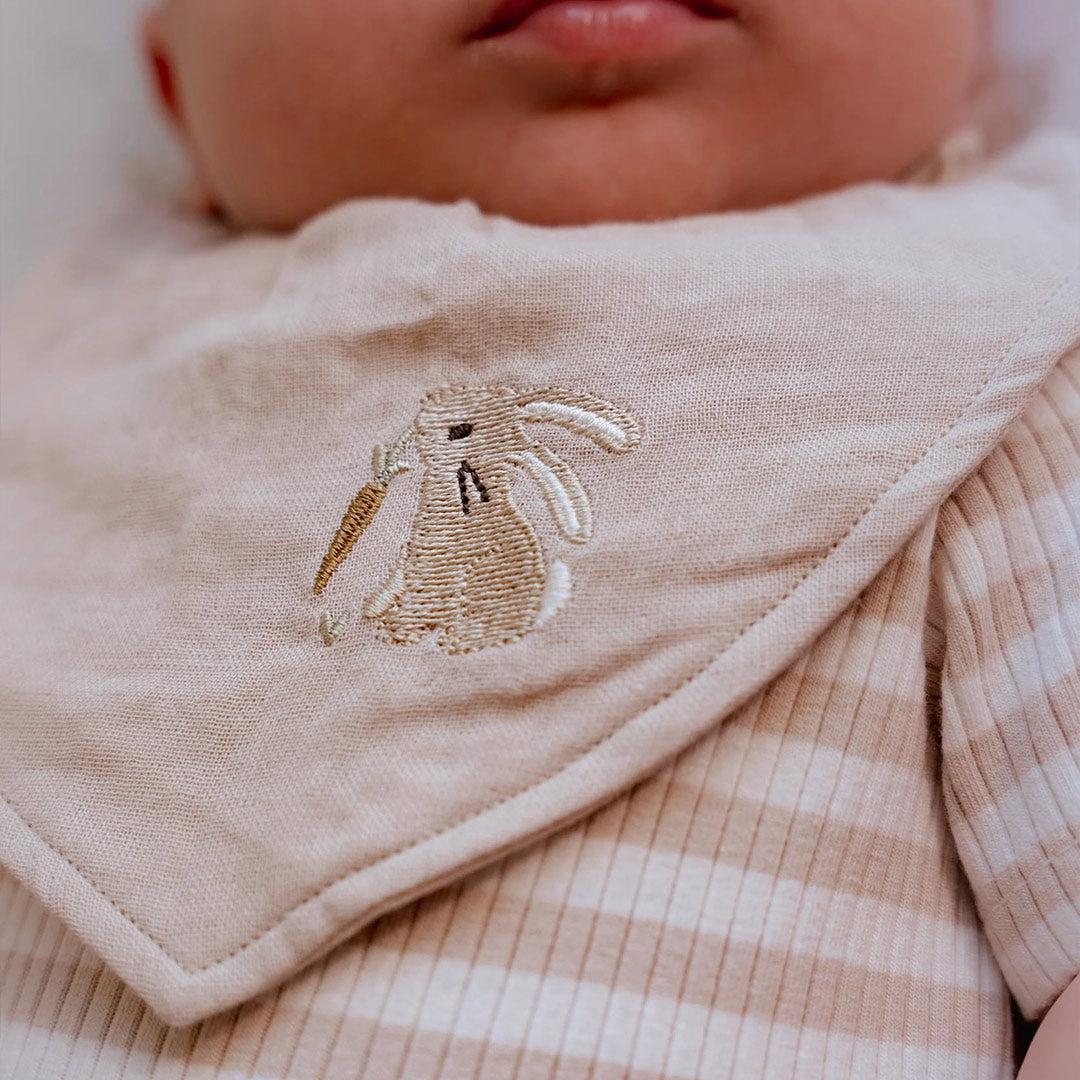 Little Dutch Bandana Bib Set of 2 - Baby Bunny - Image 3