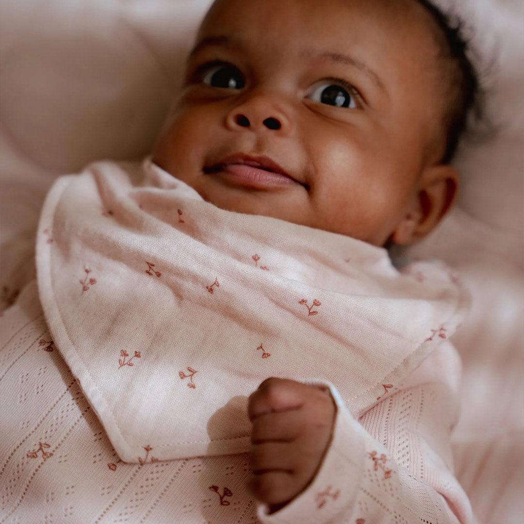 Little Dutch Bandana Bib Set of 2 - Pure Blossom - Image 2
