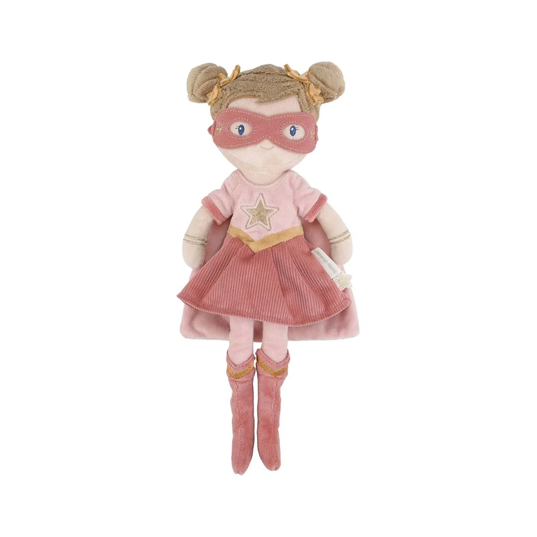 Little Dutch Cuddle Doll Superhero - Rosa