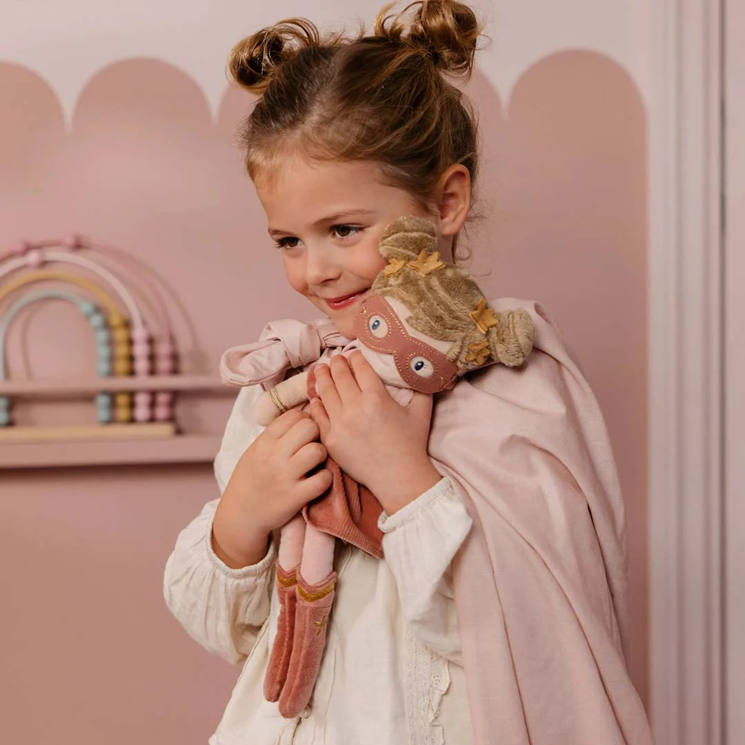 Little Dutch Cuddle Doll Superhero - Rosa - Image 2