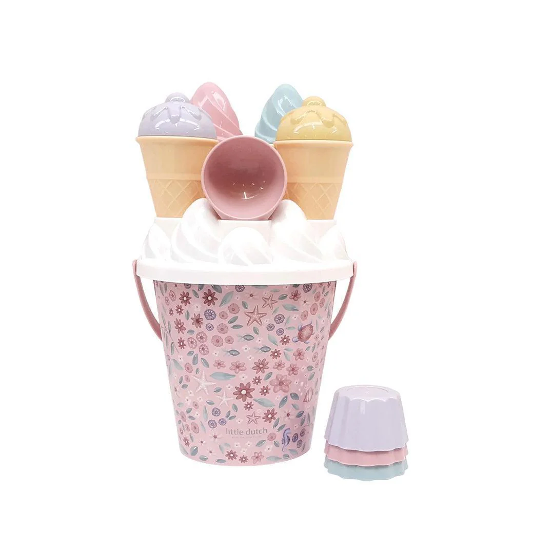 Little Dutch Ice Cream Bucket Set 14 pcs - Dreamy Mermaid
