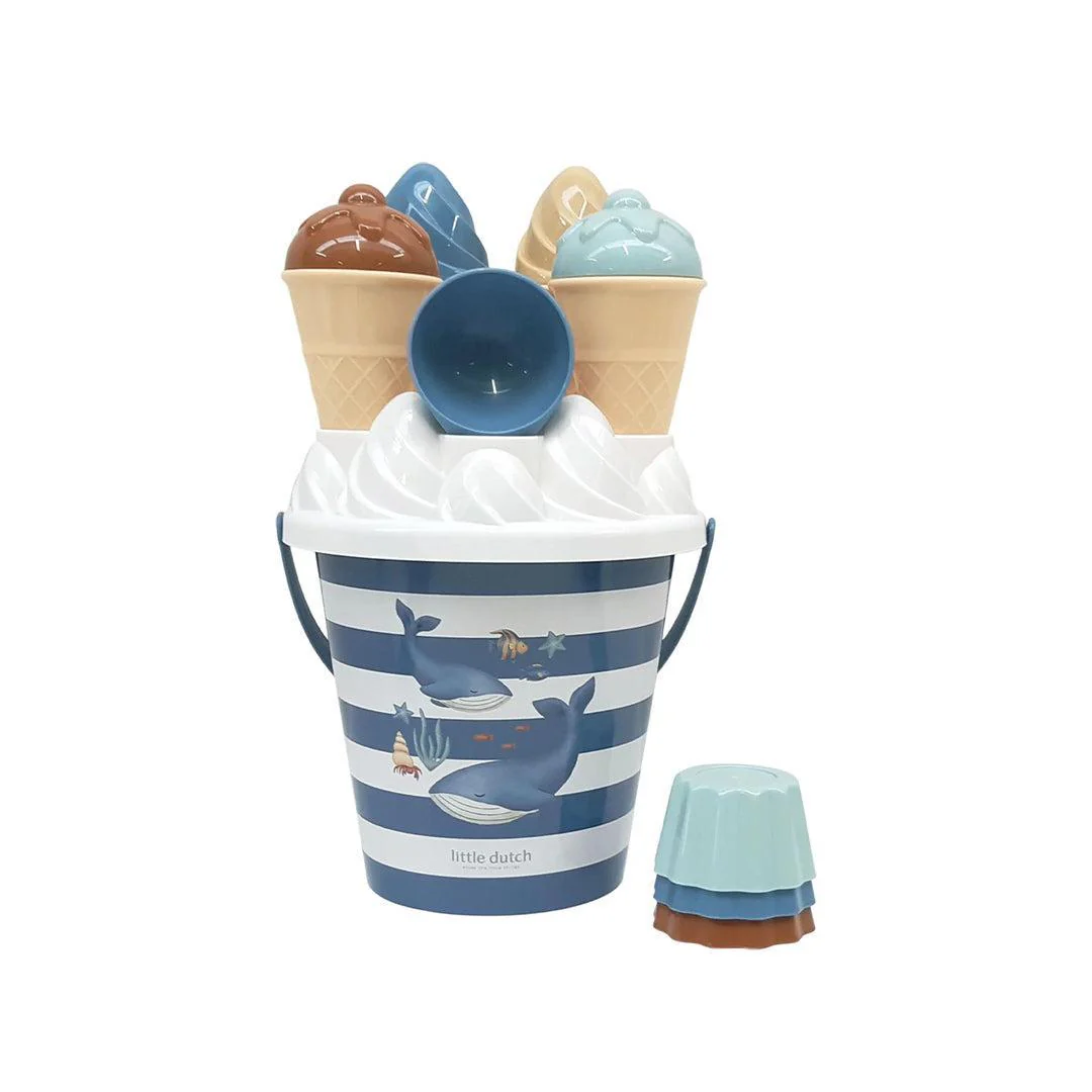 Little Dutch Ice Cream Bucket Set 14 pcs - Ocean World