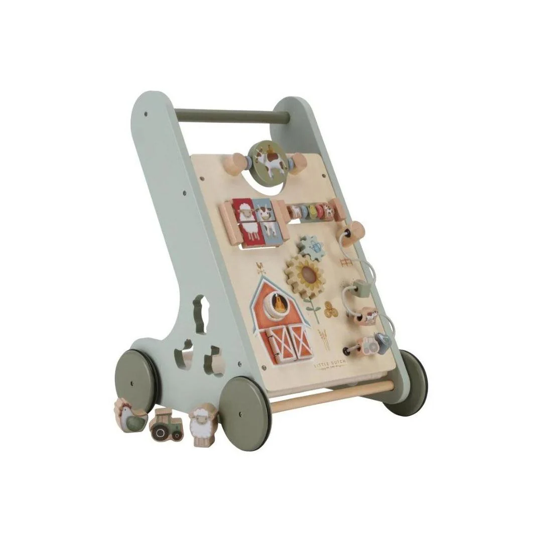 Little Dutch Multi-Activity Baby Walker  - Little Farm - Image 6