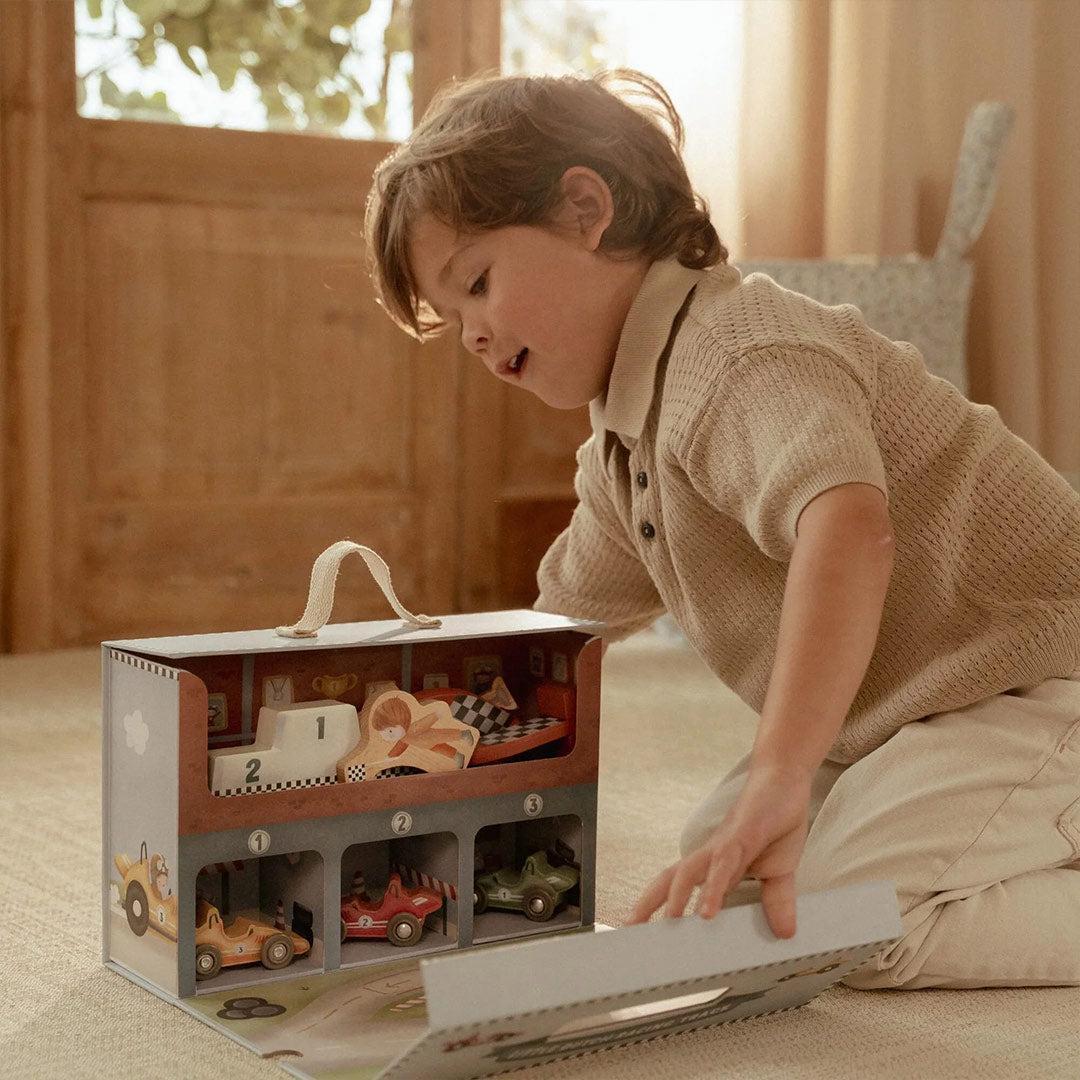 Little Dutch Play Case with Racetrack - Image 2