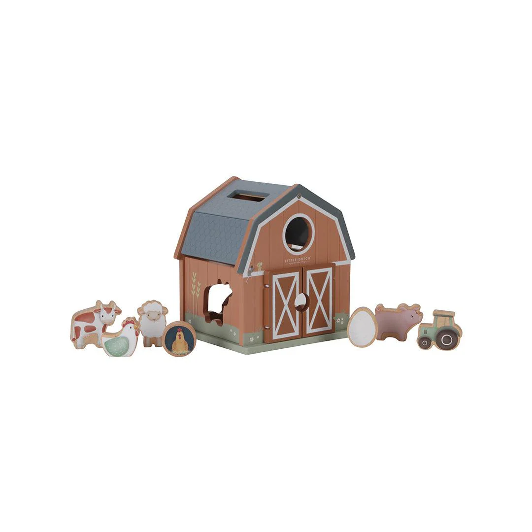 Little Dutch Shape Sorter - Little Farm