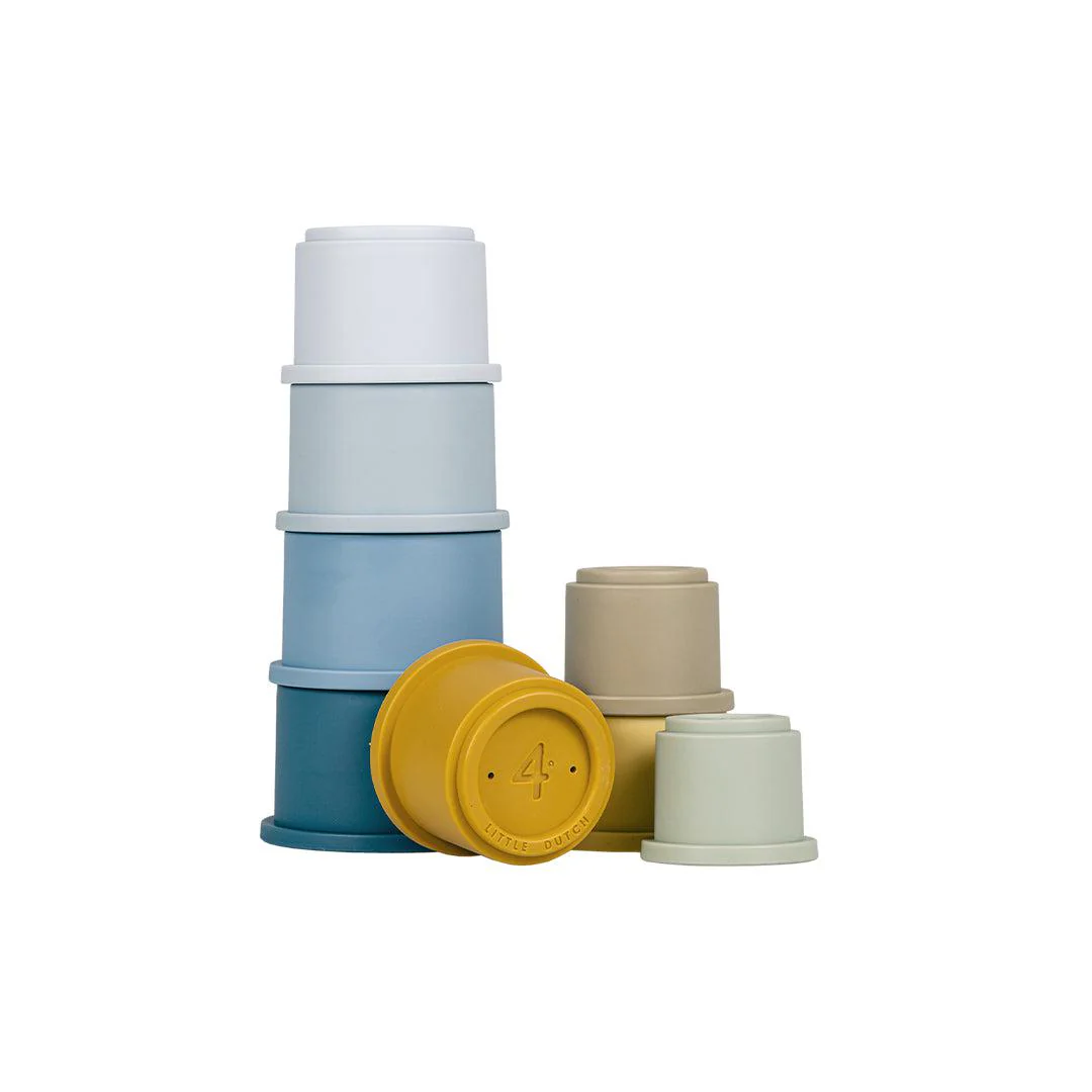 Little Dutch Stacking Cups - Blue - Image 8